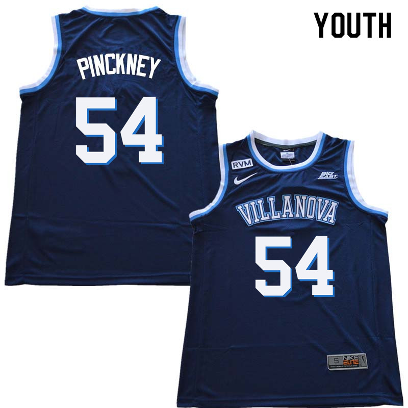 2018 Youth #54 Ed Pinckney Willanova Wildcats College Basketball Jerseys Sale-Navy - Click Image to Close